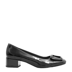 Scarpin-Fivela-Resina-Moldura-Salto-Baixo-